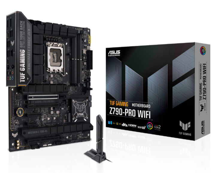  Z790 ATX Motherboard: 1700 Socket For Intel 14th/13th/12th Gen. Processors<br>4x DDR5, 4x SATA 6Gb/s, PCIE 5.0, 4x M.2 Gen4, USB 20Gbps, 2.5Gb LAN, Wi-Fi 6E + Bluetooth 5.3, Realtek S1220A Audio, HDMI/DP  